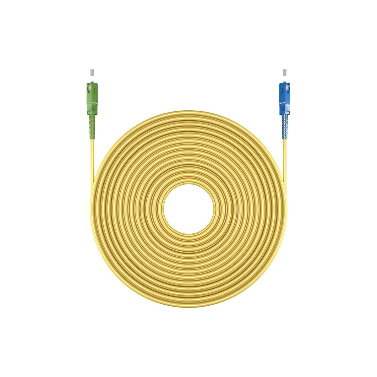 Goobay Fiberoptisk kabel (FTTH), Singlemode (OS2) Gul, Gul (Simplex), 3 m
