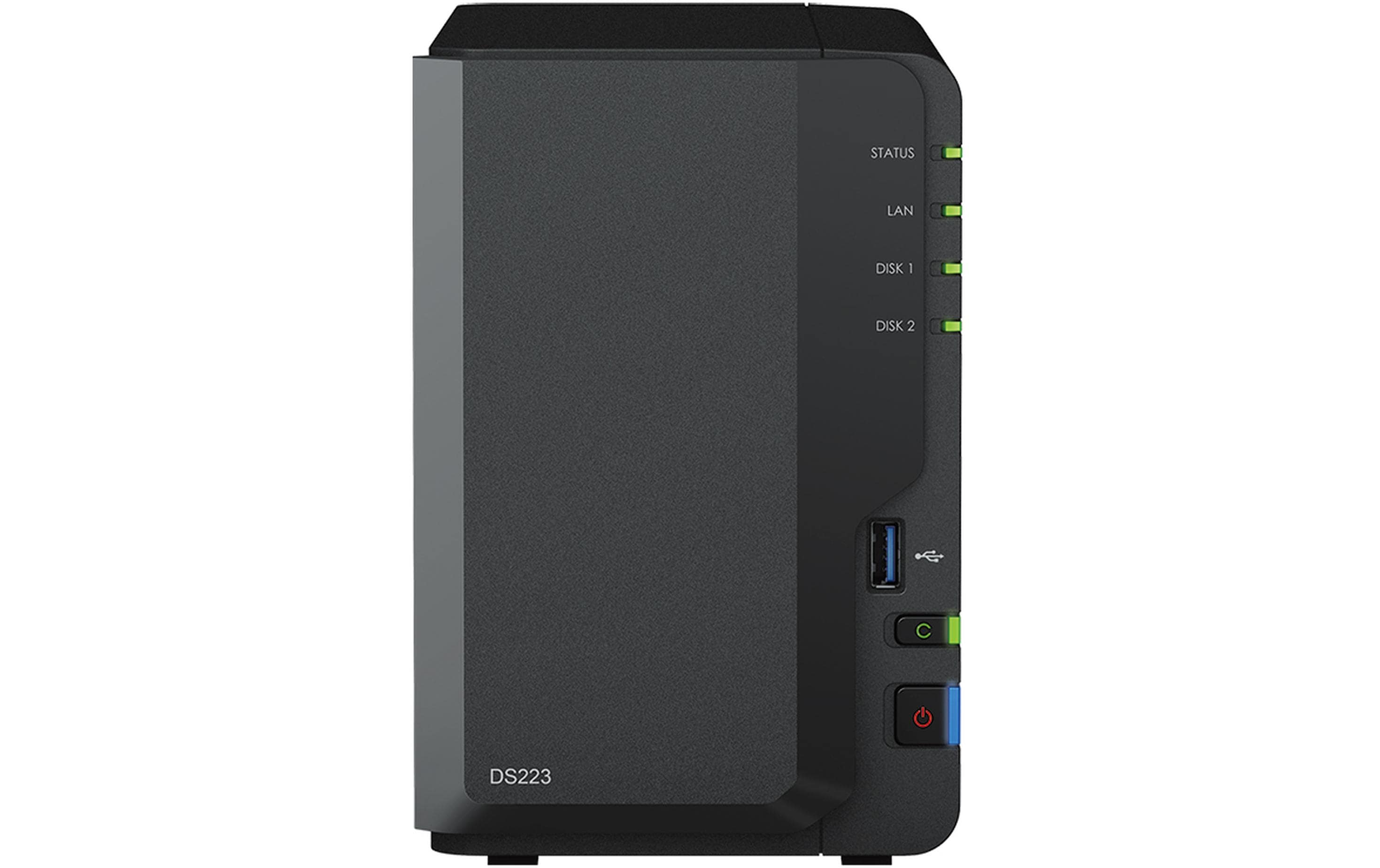 NAS DiskStation DS223, 2-bay Seagate Ironwolf 4 TB<br>NAS mit 2 Laufwerkschächten