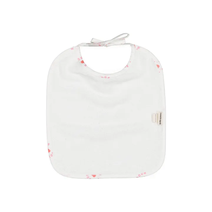 Rose in April Bavoir Anna Boum Boum | Blanc