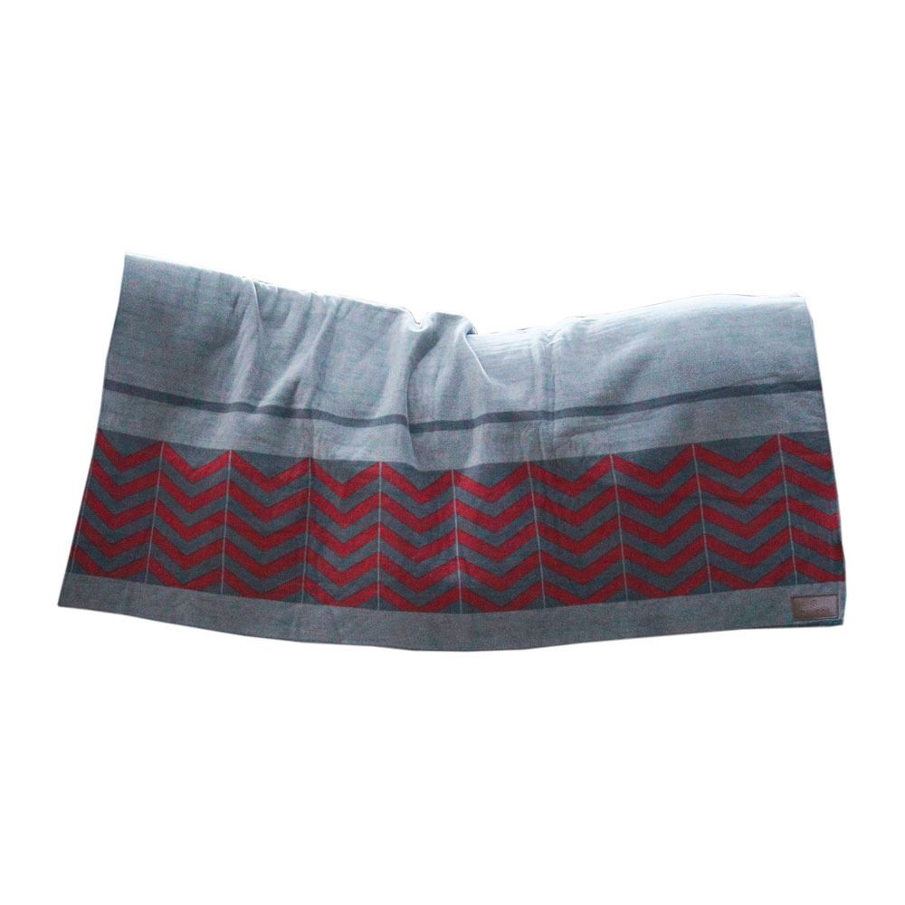 Kentucky HEAVY FLEECE 210X200 cm - Chemise séchante grey/bordeaux