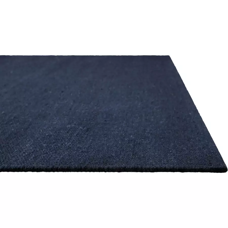 Green Looop Kelim Teppich Perpignan dunkelblau