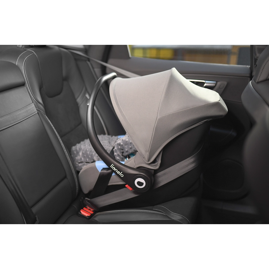 lionelo Kombikinderwagen Amber 3 in 1 grey stone