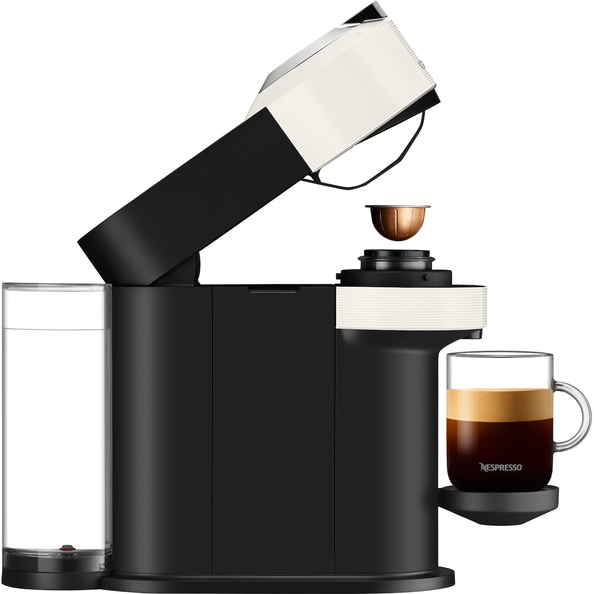NESPRESSO® Vertuo Next kaffemaskin fra DeLonghi, Hvit