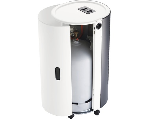 Rowi Blue Flame PURE HGO 4200/2 BFT PURE Premium++ 4200 W witte gaskachel, traploos instelbaar