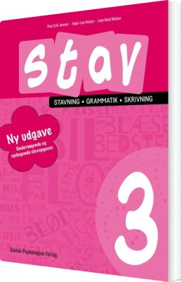 Stav 3 - Stavning, Grammatik, Skrivning 3. Klasse - Poul Erik Jensen - Bog