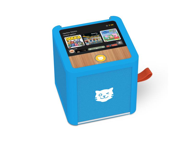 Tigermedia Tigerbox Touch Plus Swiss Edition Blau Hörspiel-Box mit Touchdisplay