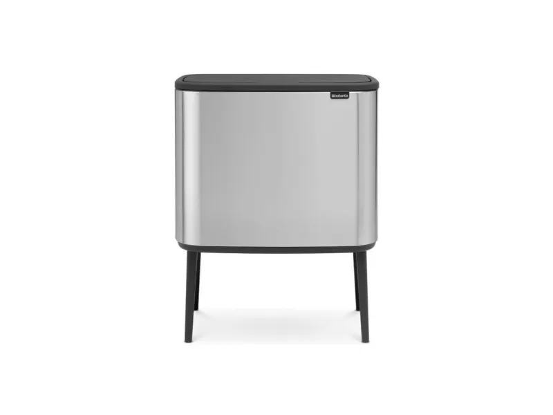 Brabantia Bo Touch Bin - Skraldespand - fliplåg - 36 L - mat stål