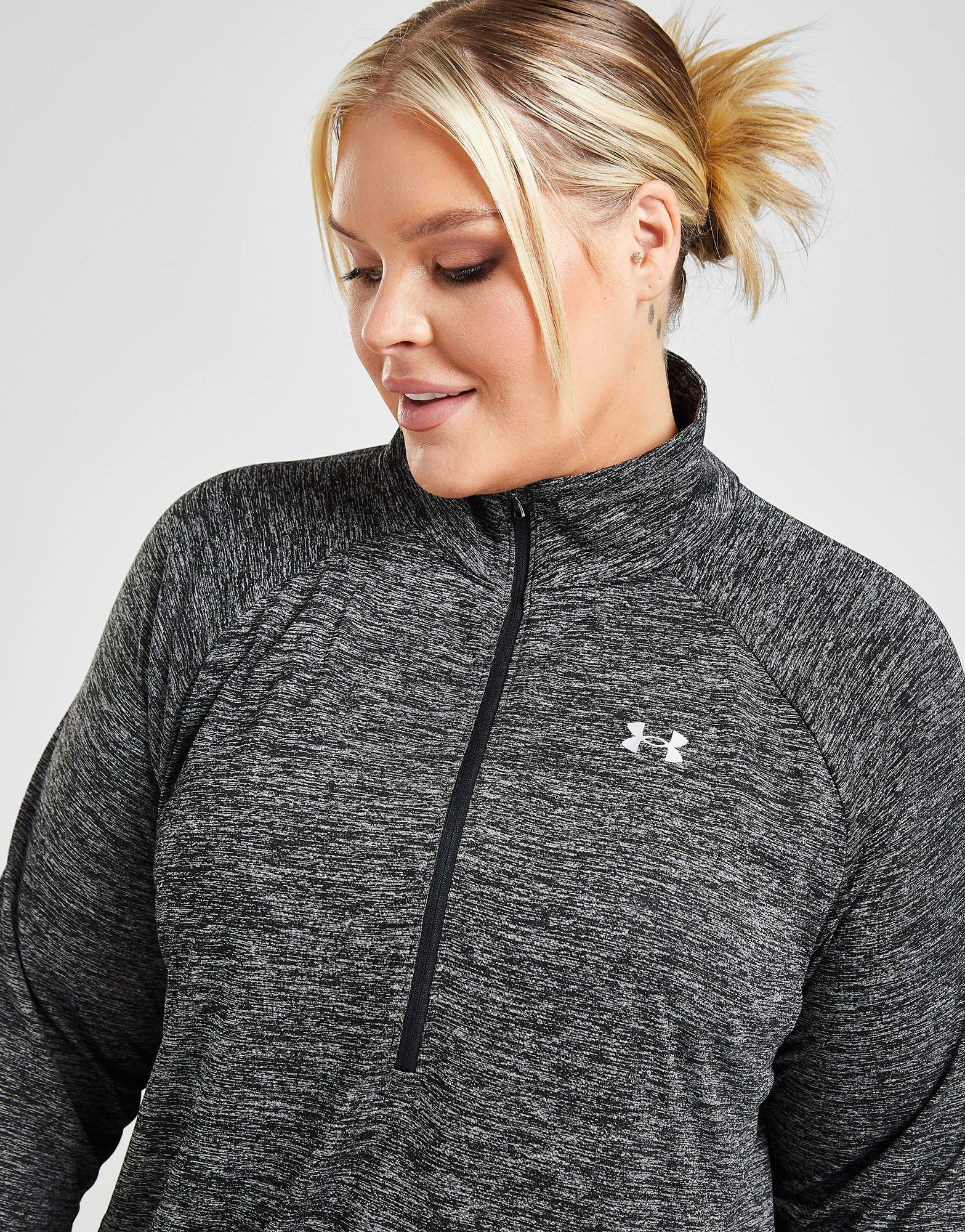 Under Armour Haut Zipé Tech Grande Taille Femme