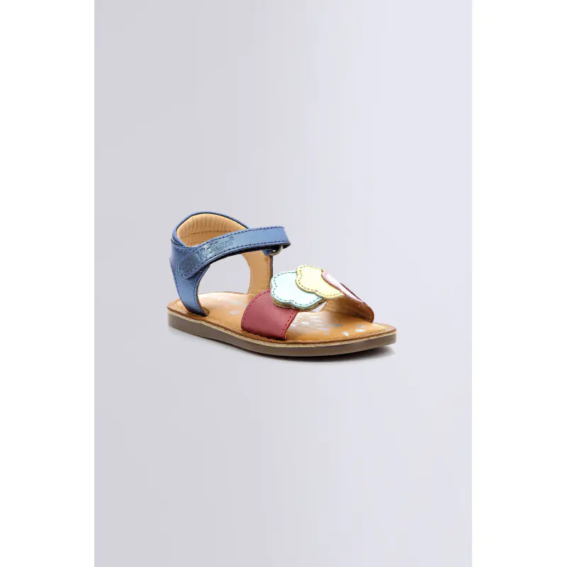 DYASTAR MARINE METAL MULTICOLOR SANDALES Cuir Fille
