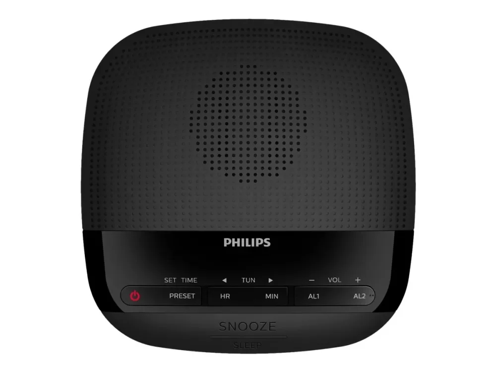 Philips - Radio Alarm Clock FM Digital TAR3205/12 – Sort