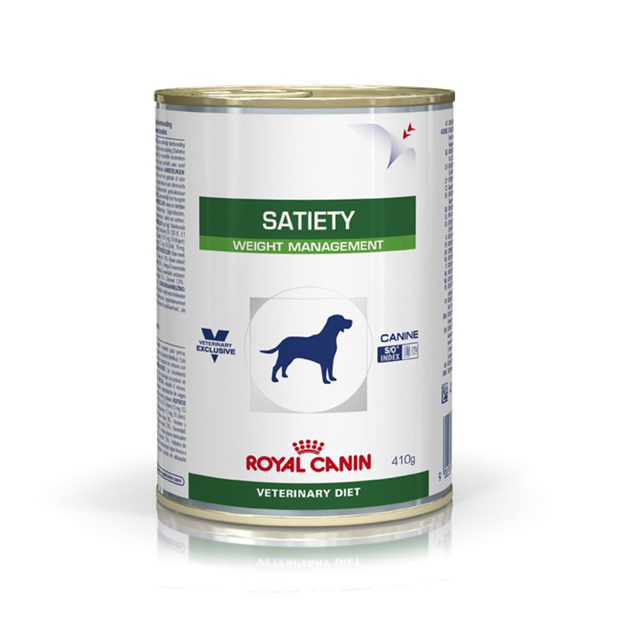 Patê Royal Canin Veterinary Satiety para Controle de Peso em Lata para Cães
