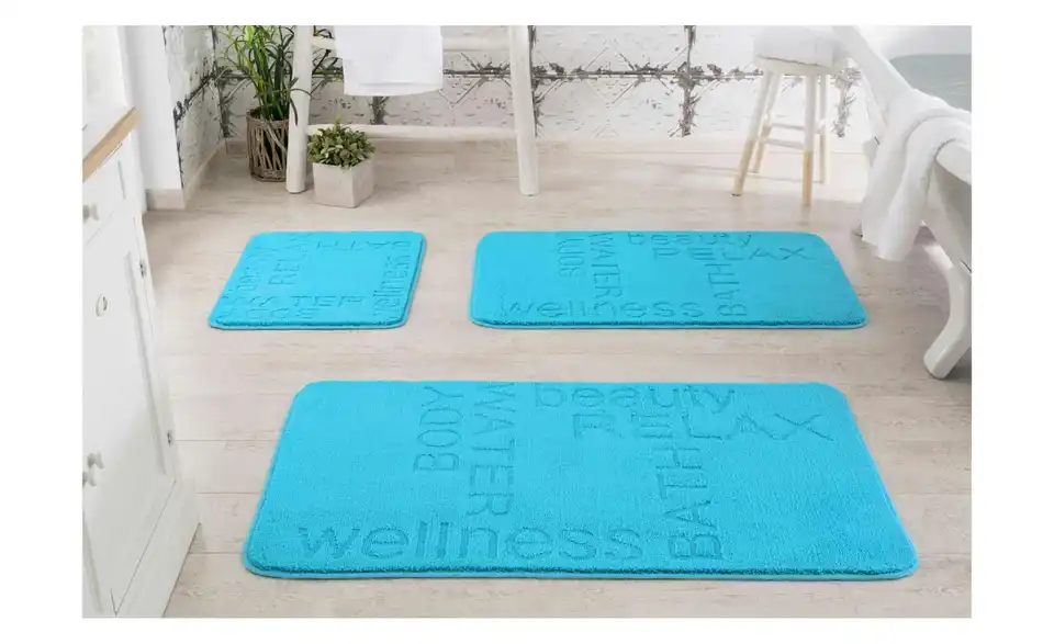 Grund Badematte Blau 60x90 cm