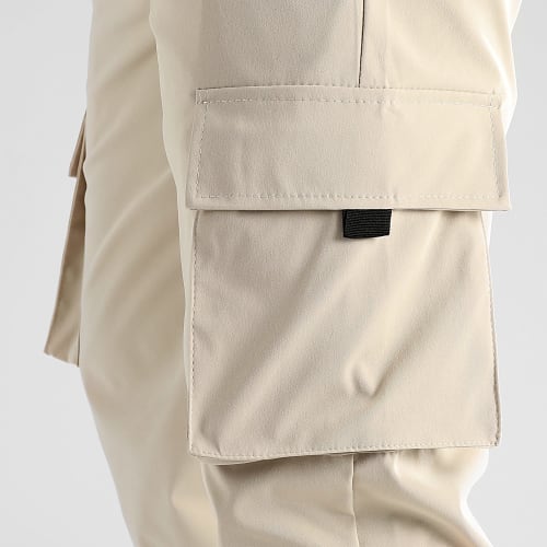 Lot De 2 Pantalons Cargo 0270 0275 Beige Vert Kaki