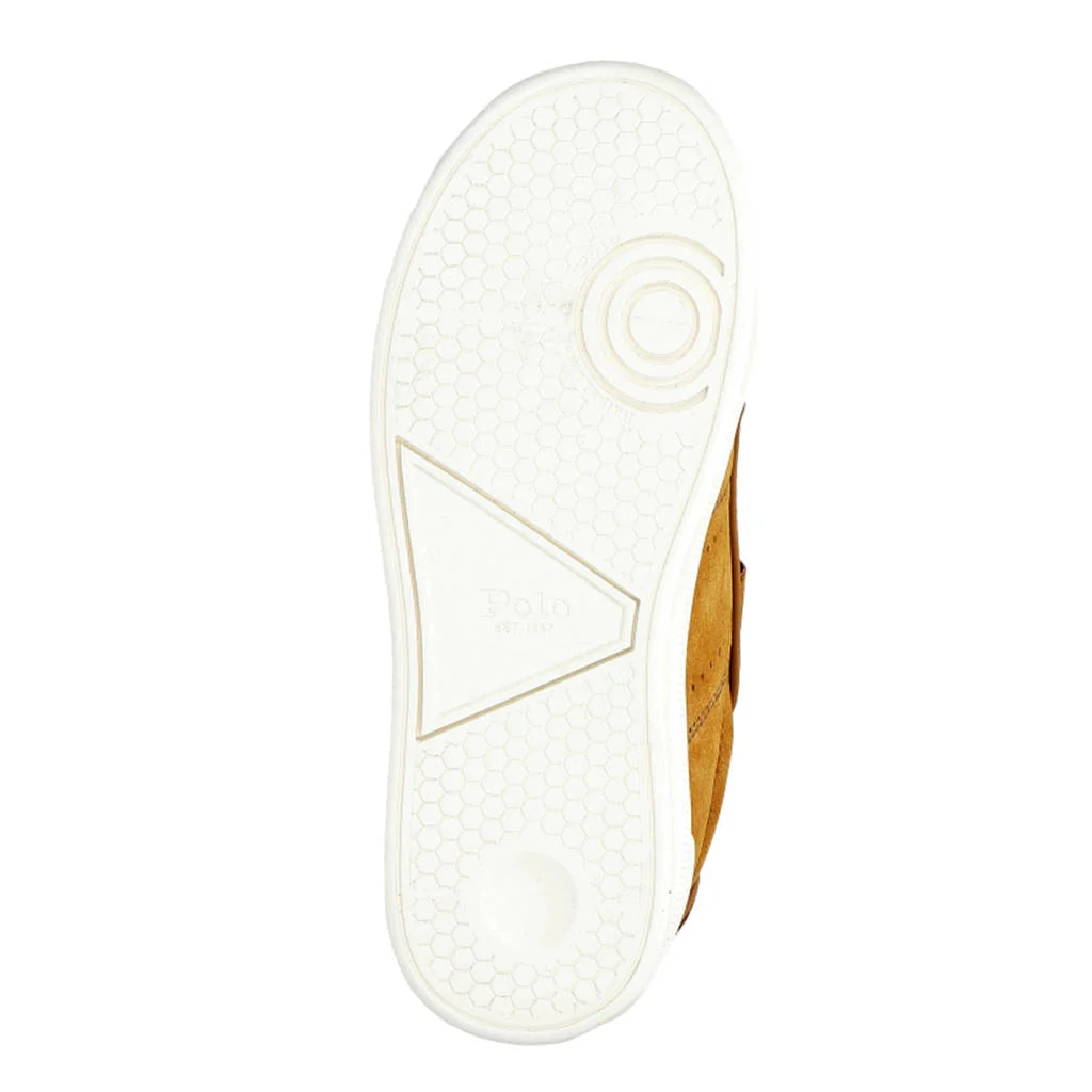 Ralph Lauren Heritage Court III Schoolkind suède sneakers oker