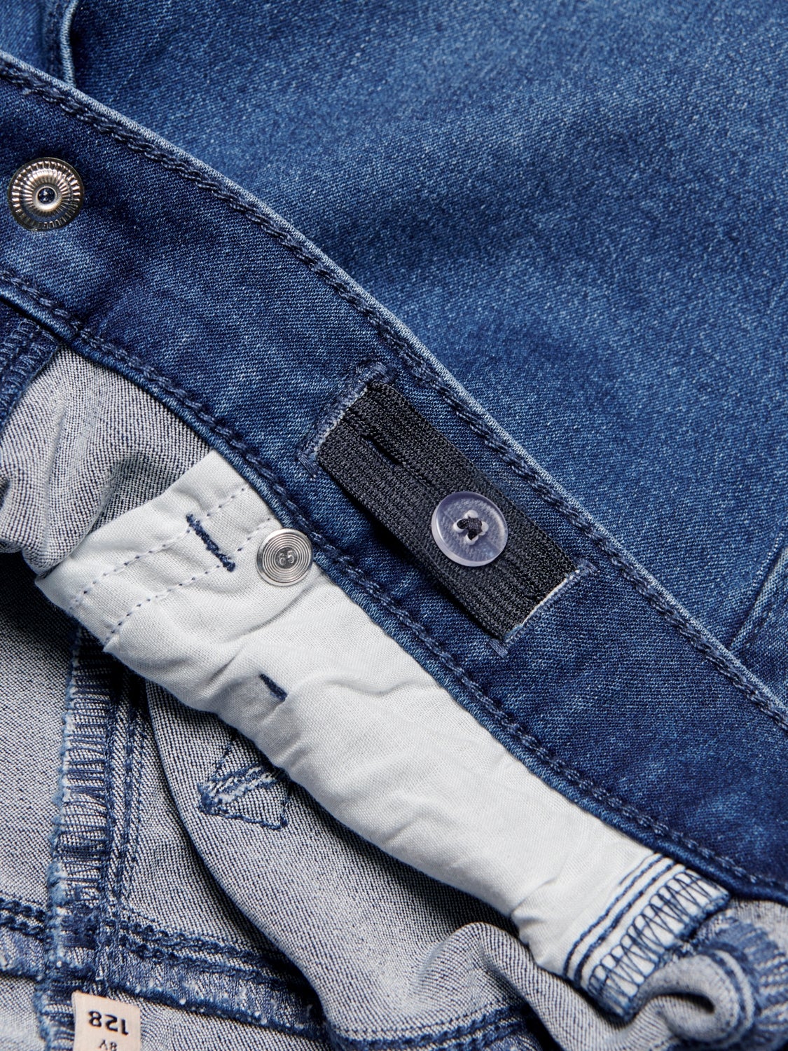 KONROYAL Mittlere Taille Skinny Fit Jeans Medium Blue Denim