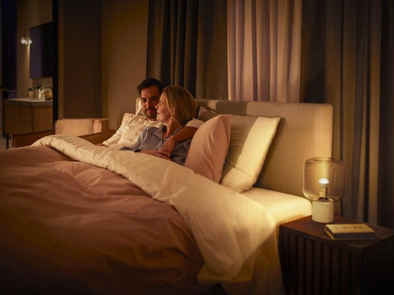 Philips Hue White Ambiance E14 Luster Tropfen 2er Set 2 x 4 Smartes Hue E14-Leuchtmittel