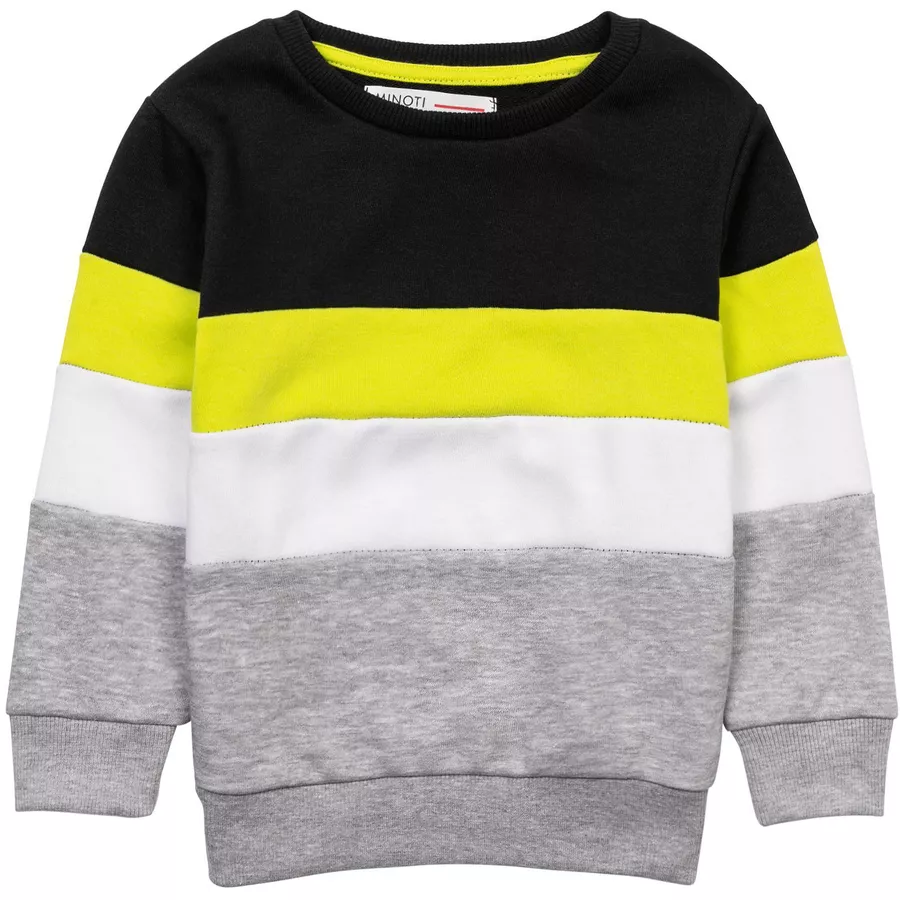 MINOTI Sweatshirt und Shorts im Set SchwarzGrau