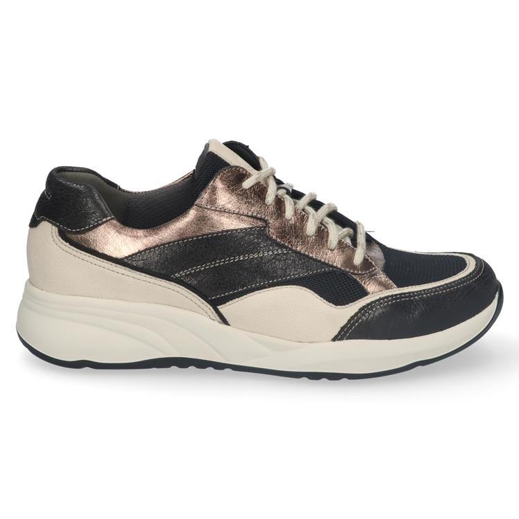 Durea 6308 wijdte K ZWART/BEIGE/GOUD