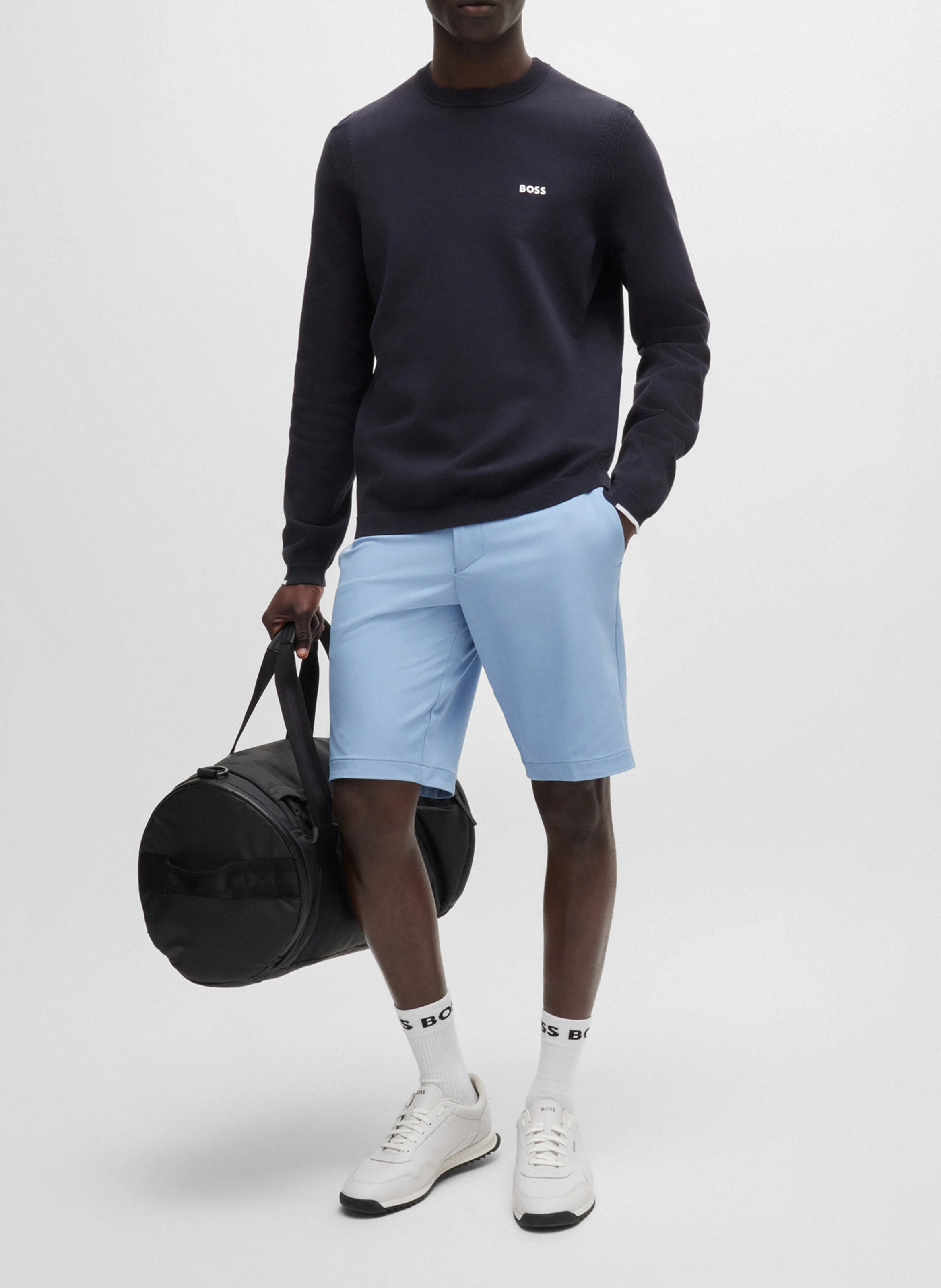 Short ajusté| Bleu