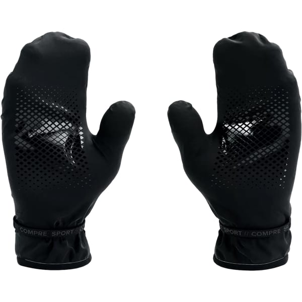Gant running COMPRESSPORT HURRICANE WATERPROOF 10/10 MITTENS BLACK