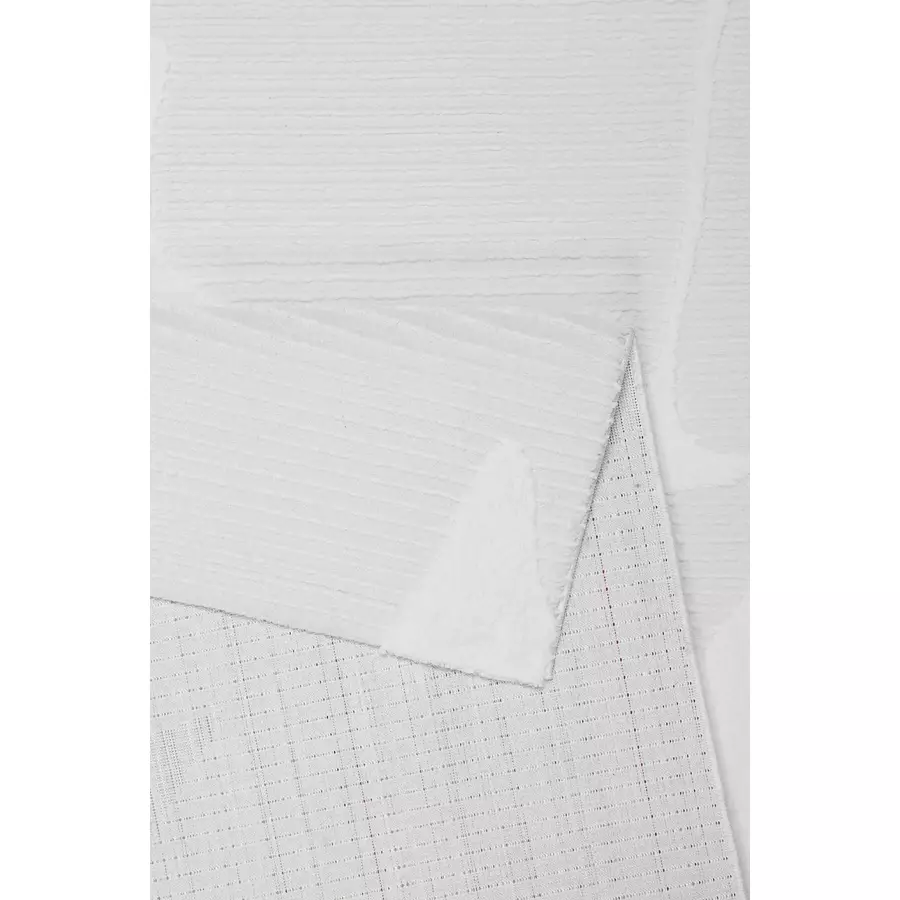 Esprit Kurzflorteppich Sara weiß, creme beige