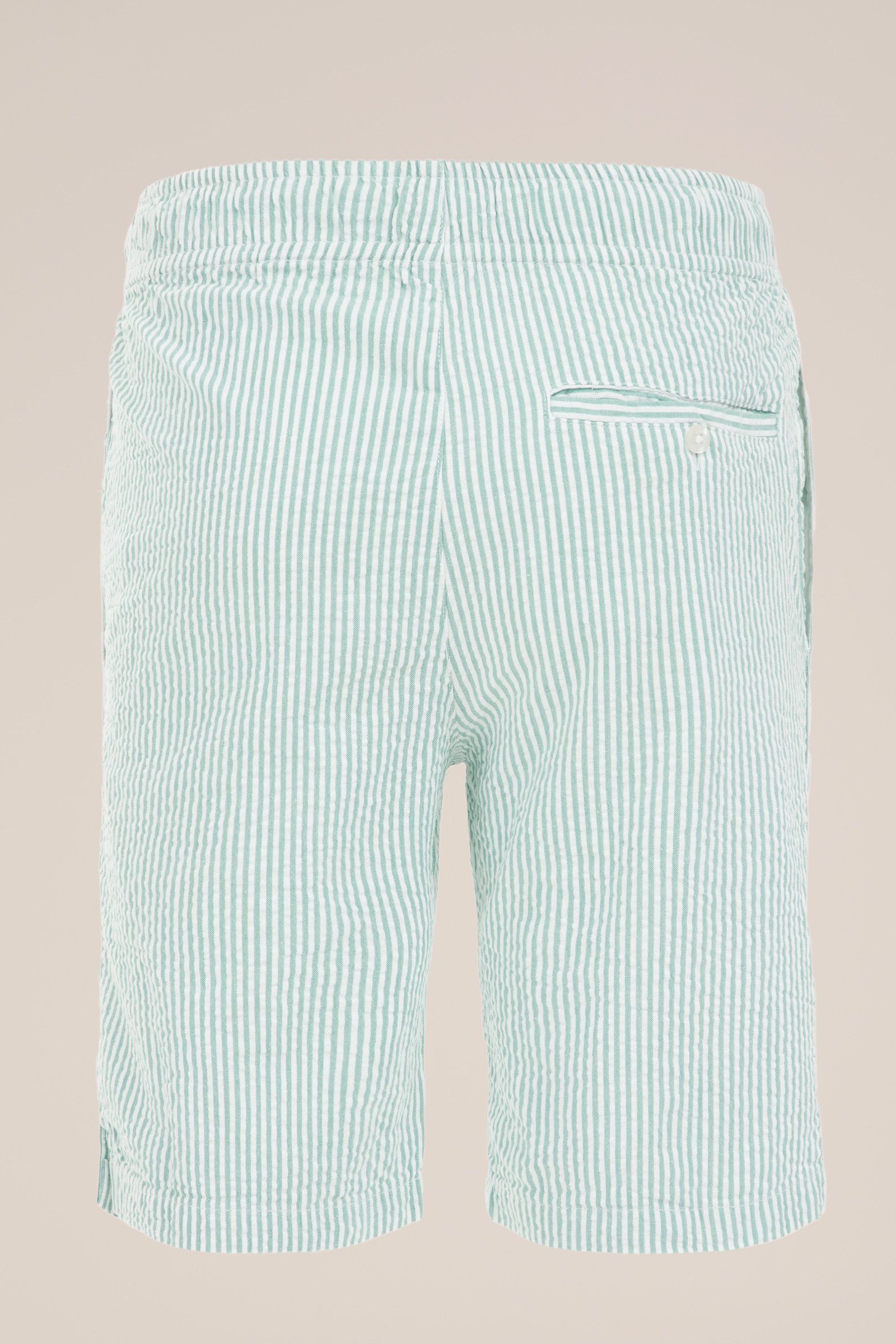 Jongens short met structuur WE Fashion Mintgroen