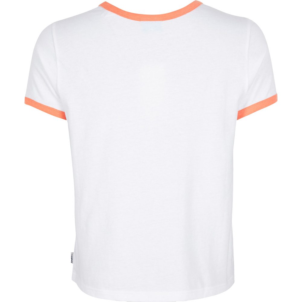 O'Neill Marri Ringer T-Shirt Damen snow white