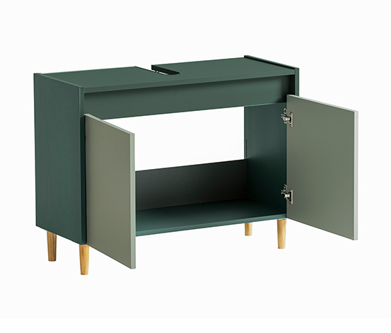 Waschbeckenunterschrank »Lovis«, waldgrün/pistazie, 80 cm