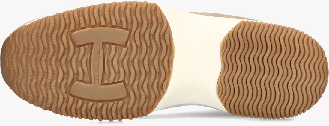 beige hogan lage sneakers interactive allacciato