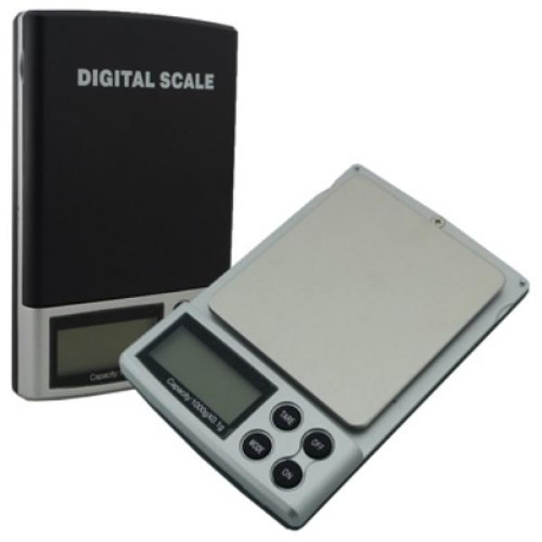 Digitale Feinwaage Taschenwaage 1000g auf 0.1g genau   Kunstleder Etui