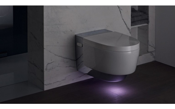 Geberit AquaClean Mera Comfort douche wc met geurafzuiging en ladydouche wit