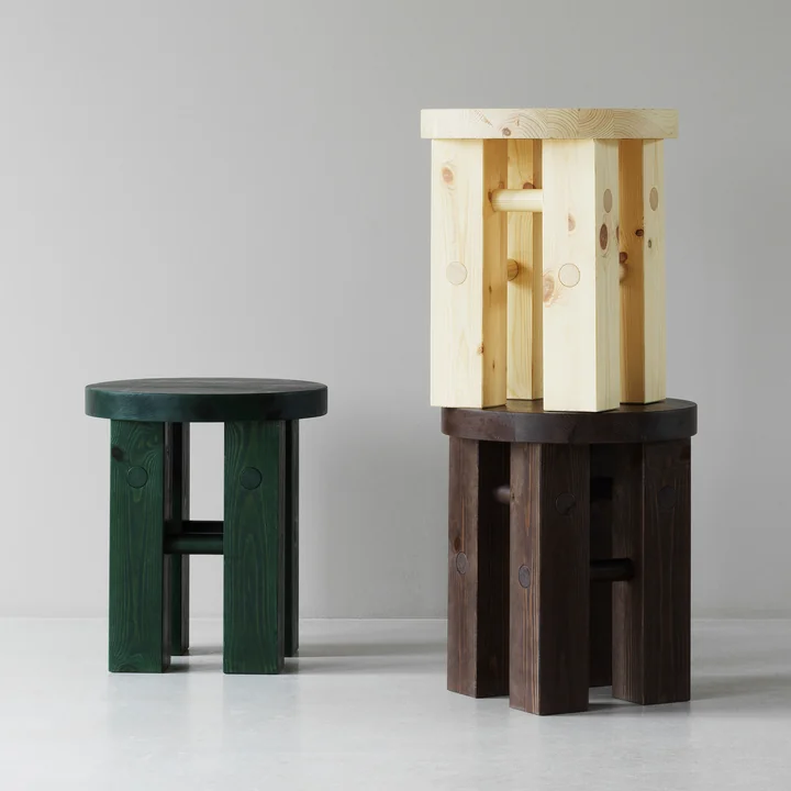 Normann Copenhagen - Fyr Hocker, dunkelbraun