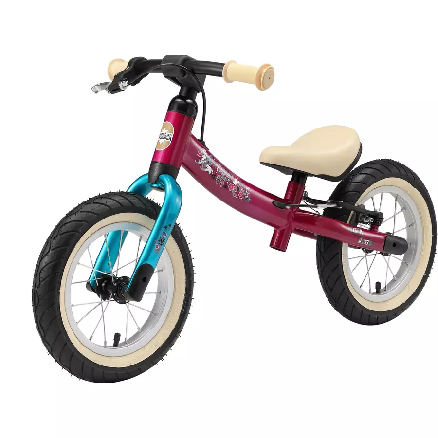 Bikestar Laufrad 12 Zoll Sport Flex berry türkis