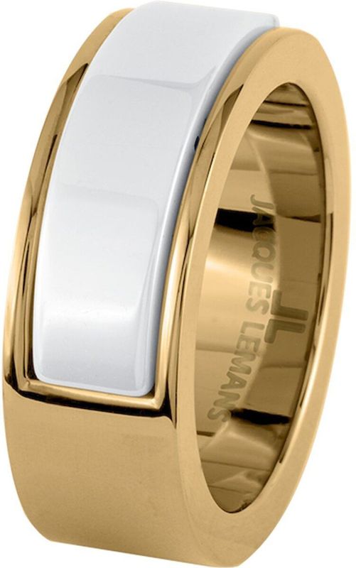 Jacques Lemans - Ring - Goud - Roestvast Staal - IP Beschichtet