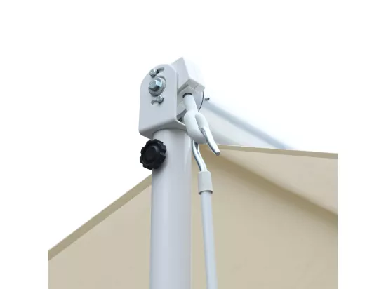 Auvent sur pied 4x3 m Crème