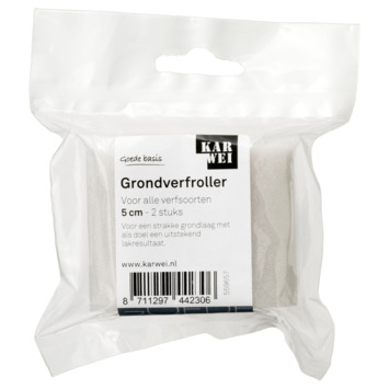 KARWEI grondverfroller voor gladde ondergrond 5 cm (2 stuks)