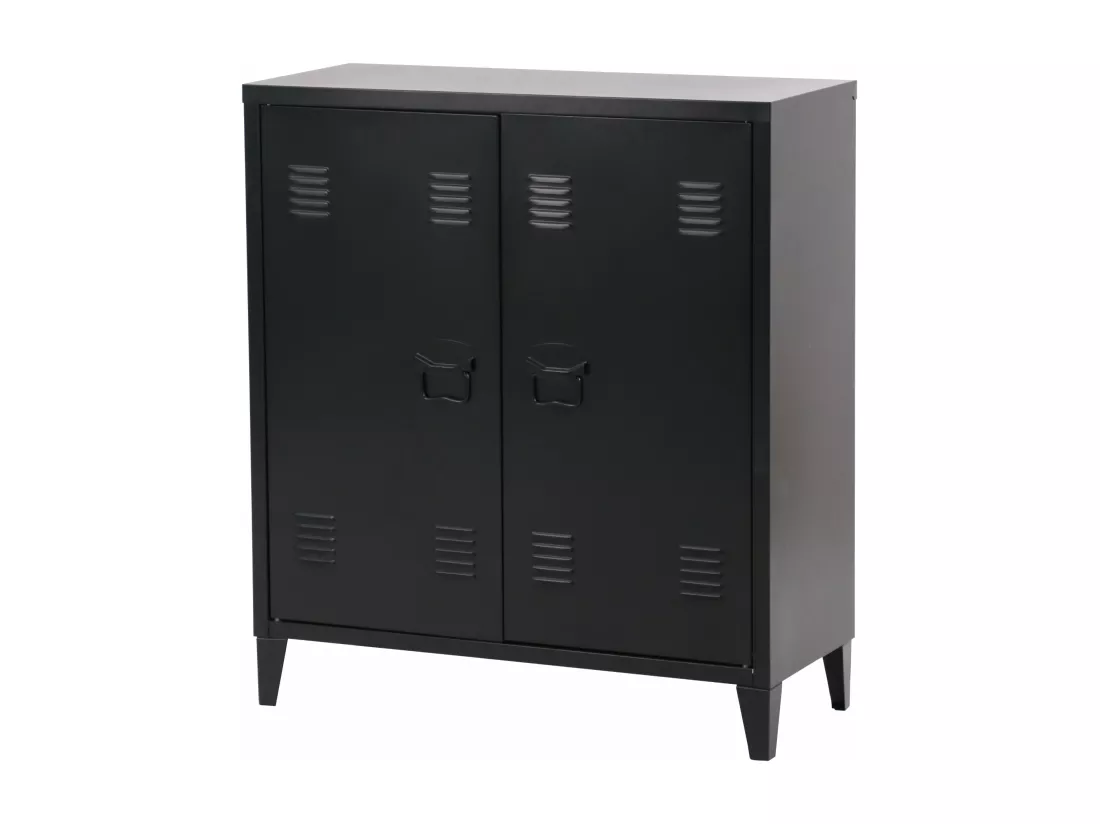 Casier de bureau armoire argentée 80 x 33 x 90 cm 03_0006341