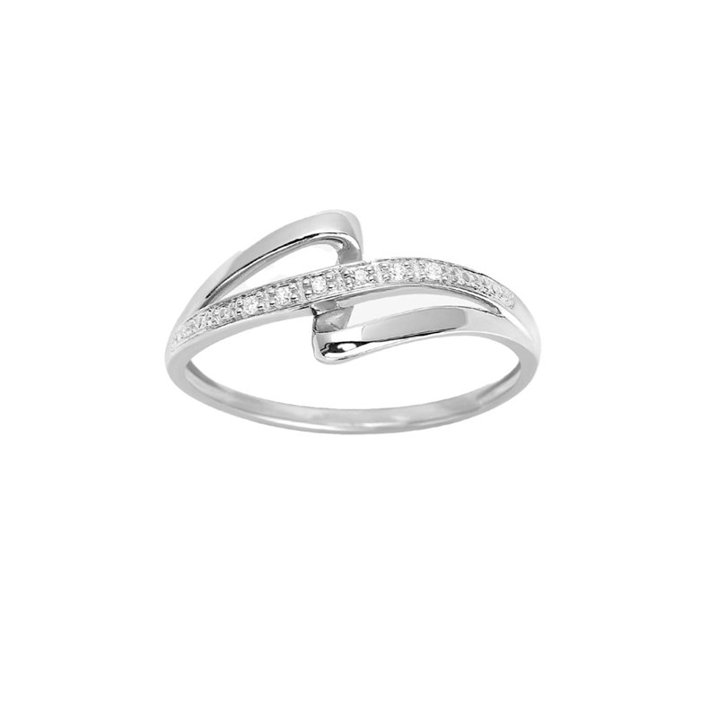 Bague Femme - Or 18 Carats - Diamant 0,02 Carats