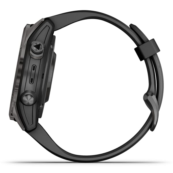 Montre cardio GPS GARMIN FENIX 7S PRO SAPPHIRE SOLAR SAPPHIRE SOLAR/CARBON GREY DLC TITANE/BLACK