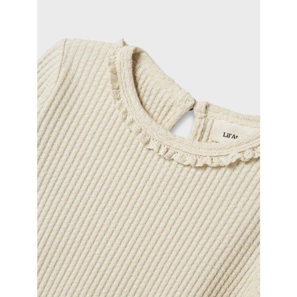 Køb Lil'Atelier Turtledove Nmfosanne Ls Slim Top Lil