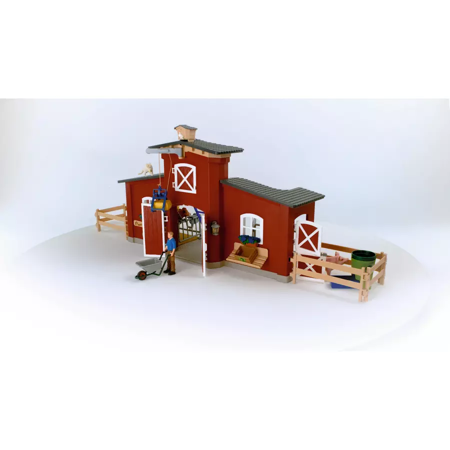 schleich® Farm World Große Farm mit Tieren und Zubehör 42606