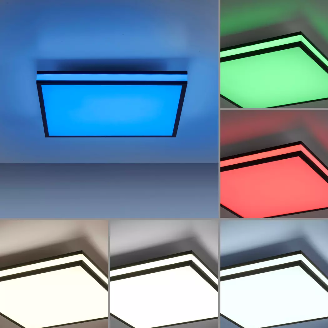 LED-Deckenleuchte Mario Black