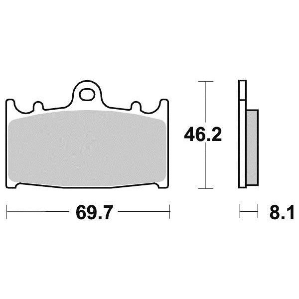 Sifam - Plaquettes de frein S1032N
