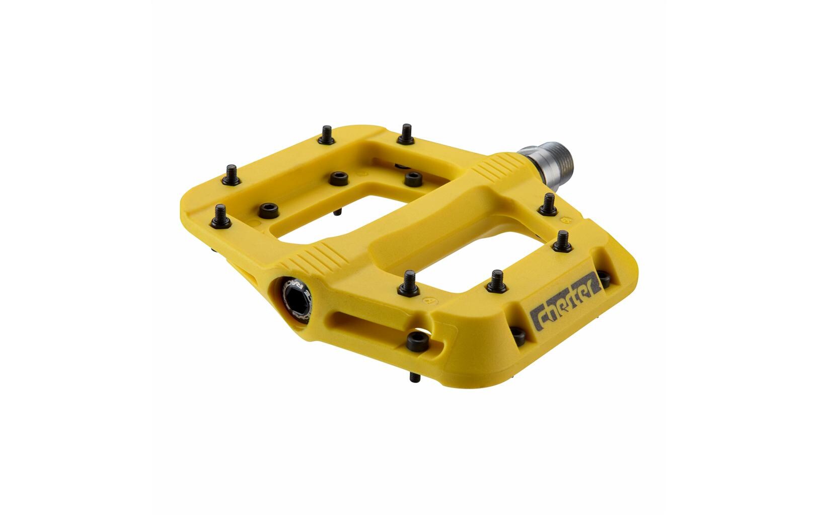 Plattformpedale Chester GelbMountainbike Pedalen