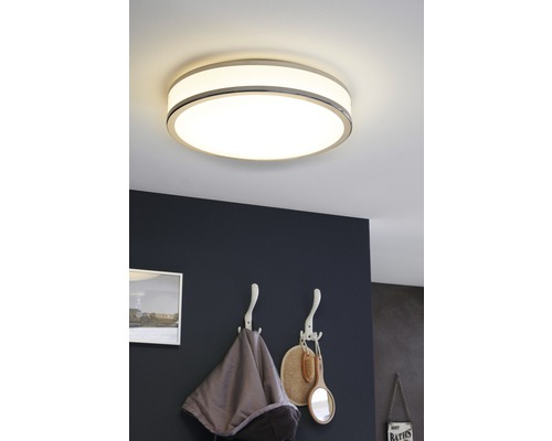 LED plafondlamp 24W 2600 lm 3000K Ø 41 cm Palermo wit/chroom