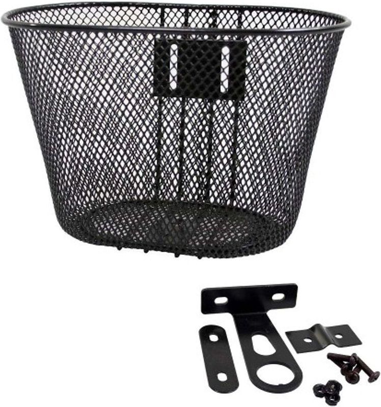 KGS - Piazzamand - Fietsmand - Zwart - Staal - Inclusief Bevestigingsmaterialen