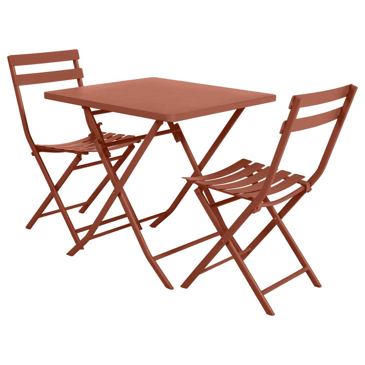 TABLE GREENSBORO CARREE AMBRE 2 PLACES