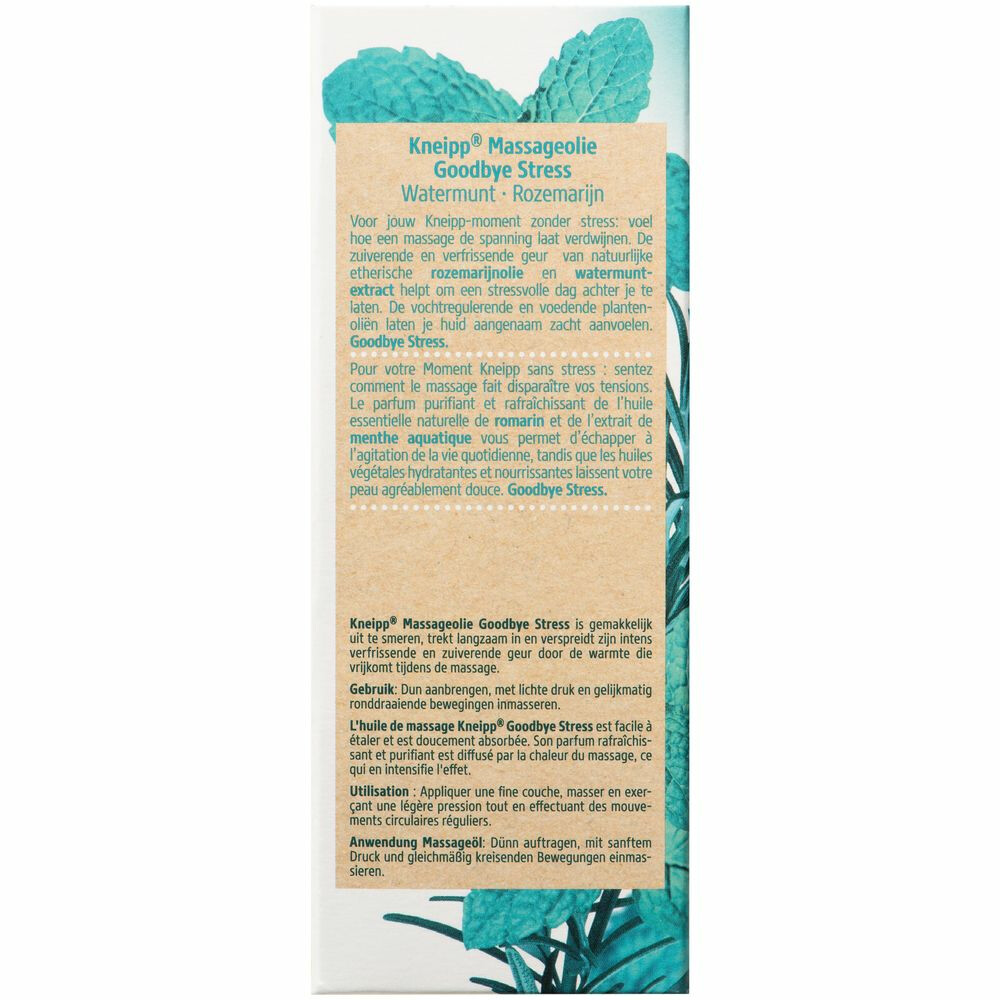Kneipp Massageolie Goodbye Stress100 ml