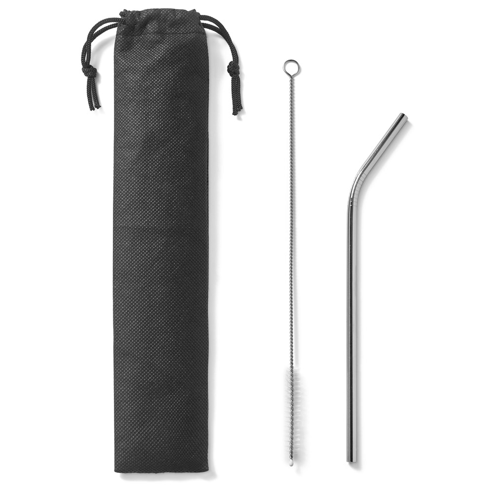 hi!dea 94097 - Paille en acier inoxydable réutilisable