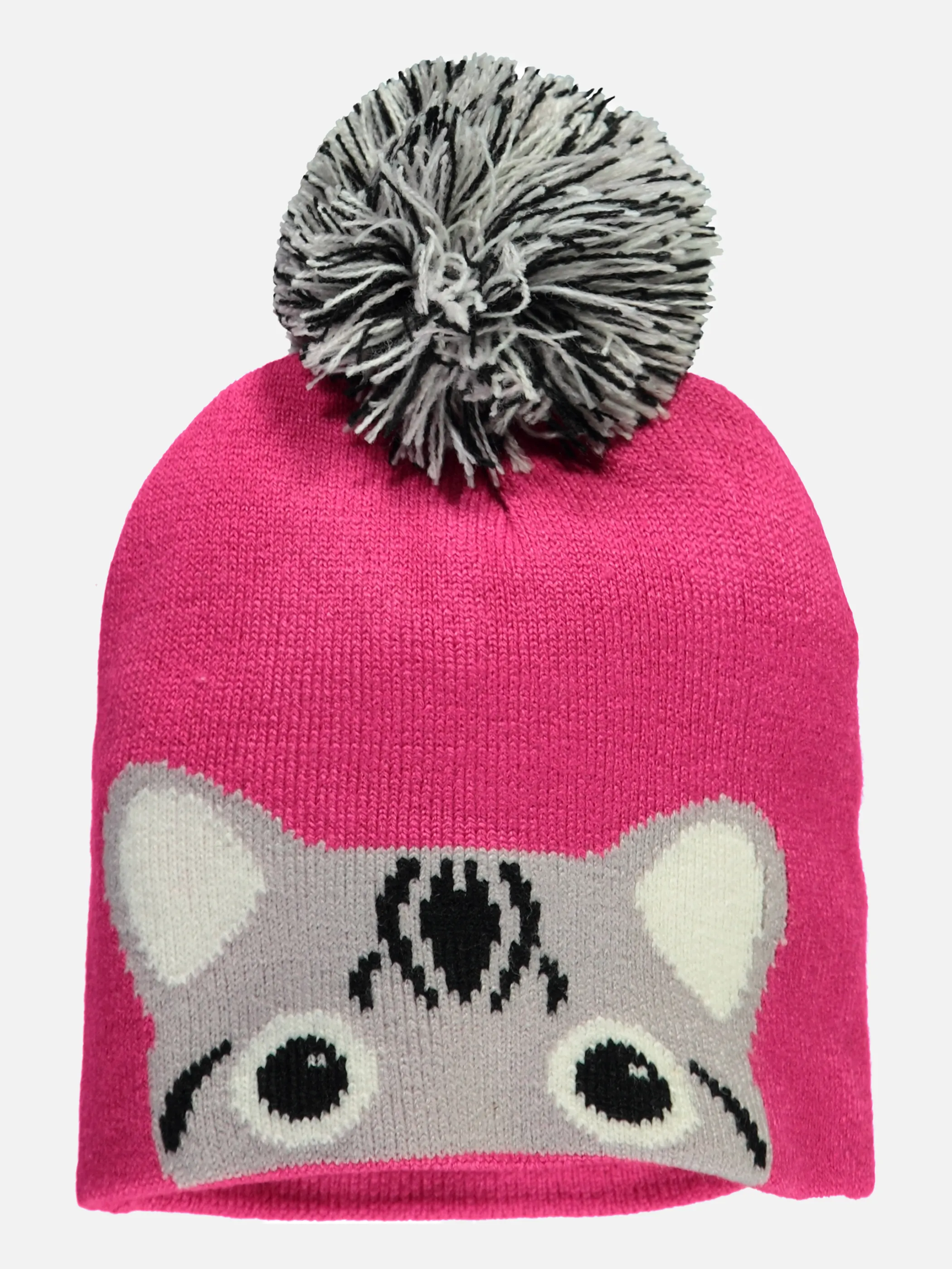 Baby Mädchen Mütze mit Katzenmotiv